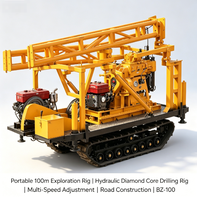 Équipement de forage géologique industriel, plateforme de forage hydraulique pour la prospection de ressources et l'échantillonnage de carottage