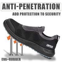 50% de réduction sur les chaussures de sécurité de style baskets JIANKUN, respirantes, légères, anti-impact, anti-perforation, anti-décharge électrique, antidérapantes, résistantes à l'usure