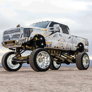 Jantes forgées polies brillantes 20-26 pouces 6x135 6x139.7 8x170 8x180 à déport profond multi-rayons haute résistance pour 2500 - Product Image 4