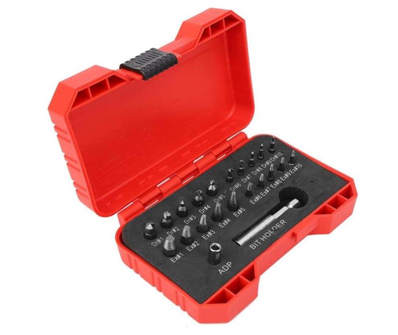 22PC Screw Extractor Bolt Extractor Set