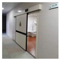 Porte battante anti-rayons X, Porte battante à charnières en plomb, Porte à insertions en plomb anti-rayons X pour scanner CT