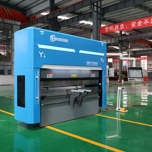 Hunsone CNC Báo Chí phanh máy tự động thủy lự<span class=keywords><strong>c</strong></span> tấm kim loại Máy gấp - Product Image 1