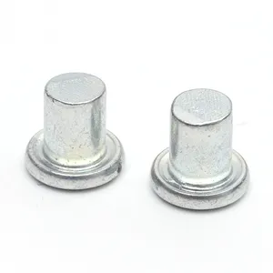 Factory Direct Cold Forged Parts Single Metal Rivet And Screw Leather Studs Rivets made in China copper flat head rivet