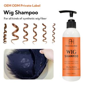 Vente en gros OEM 8.8oz. Démêlant Lissant <span class=keywords><strong>Perruque</strong></span> Shampooing Revitalisant Non-Statique <span class=keywords><strong>Synthétique</strong></span> Cheveux Naturels Perruques Postiches Shampooing - Product Image 3