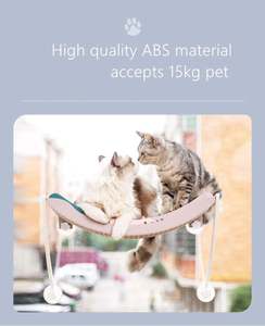 Gaosheng बिल्ली खिड़की पर्च सीट अंतरिक्ष की बचत इनडोर बिल्लियों के लिए खिड़की घुड़सवार बिल्ली बिस्तर - Product Image 5