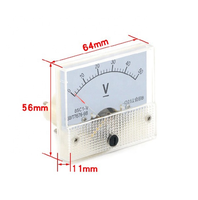 85C1 V DC pointeur voltmètre plaque de compteur table 85C1-V série 5V 10V 15V 20V 30V 50V 100V 200V 300V