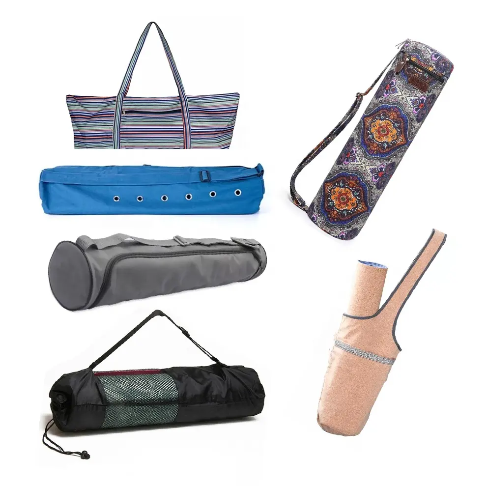 Großhandel benutzer definierte wasserdichte Reiß verschluss tasche Nylon Yoga Mat Bag