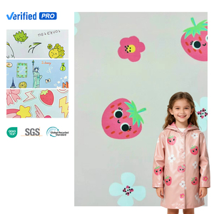 جلد مطبوع رقمياً خالٍ من مركبات PFAS بنمط جميل ومرن للملابس الخارجية والتنانير والفساتين - Product Image 1