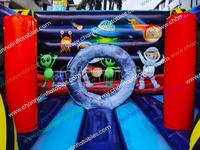 Château gonflable Alien Bounce Jumper, aire de jeux à obstacles, structure de saut, château gonflable, maison de saut, parc de châteaux gonflables