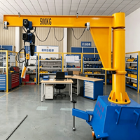 Grue à flèche légère économique de 0,5 tonne, mini grue à flèche manuelle