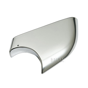 Tesla Model 3 Rearview <b>Mirror</b> Bottom Cover <b>Plastic</b> Full Set Black And Silver - Product Image 2