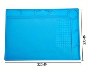 Plataforma de mantenimiento de alfombrilla de escritorio para alfombrilla de trabajo magnética Bga, alfombrilla de silicona para soldadura para reparación de teléfonos móviles - Product Image 5