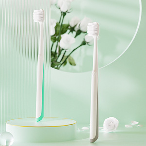 Cepillo de dientes de alta gama con orificios cuadrados, cerdas suaves, 10000 cerdas, cepillo de dientes manual para adultos, limpieza suave para uso diario - Product Image 3