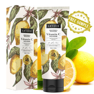 Özel etiket nazikçe peeling vücut fırçalayın C vitamini Ester parlatma ve radyant görünümlü ten cilası - Product Image 1