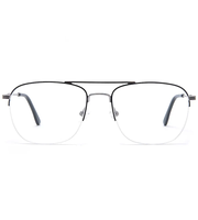 Lunettes de styliste anti-lumière bleue, demi-bords, surdimensionnées, montures optiques sur prescription, collection 2019