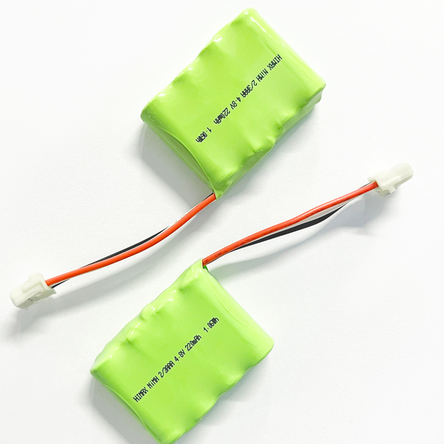 Rechargeable 4.8V 220mah NiMH 2/3AAA Batteries for LED Light RC Toy Car & Insect Repeller with XH Plug