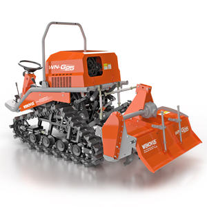 Tracteur diesel Wn-G25 18 kW à chenilles triangulaires, largeur de travail de 1200 mm, rotoculteur à chenilles - Product Image 3