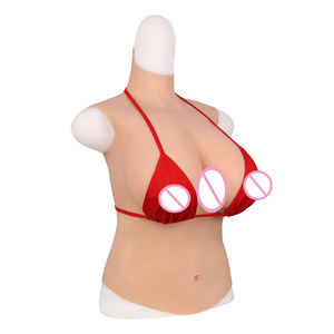 Sıcak satmak katı yarım vücut silikon protez meme gerçek meme CD çapraz soyunma büyük meme seks oyuncakları ürün adam kadınlar için - Product Image 3