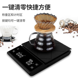 เครื่องชั่งกาแฟ C03 จอแสดงผลดิจิตอล 3 กก. ความแม่นยำ 0.1 กรัม ชาร์จไฟได้ พร้อมตัวจับเวลา เครื่องชั่งครัว ดีไซน์ทันสมัยแบบแบน - Product Image 1