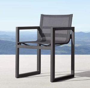 Ensemble de table à manger de luxe pour jardin extérieur en aluminium moulé - Product Image 5