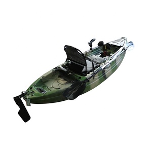 Une personne de 9.5 pieds, pédale sur les lacs et les rivières, <span class=keywords><strong>Kayak</strong></span> de pêche, canoë/<span class=keywords><strong>kayak</strong></span> assis sur le dessus - Product Image 6