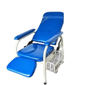 เก้าอี้นั่งพักผ่อน Kang Zhi Xing รุ่น KX-D41 สีฟ้า พร้อมที่วางแขน สำหรับคลินิกและผู้ป่วยนอก - Product Image 4
