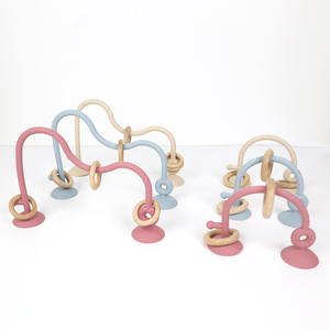 <span class=keywords><strong>Jouet</strong></span> <span class=keywords><strong>pour</strong></span> bébé en silicone sans BPA, 0-12 mois, jouets éducatifs Montessori <span class=keywords><strong>pour</strong></span> enfants avec ventouses - Product Image 1