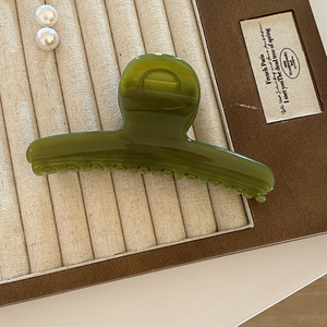 กิ๊บหนีบผมอะคริลิคขนาดใหญ่ 12 ซม. สีเจลลี่ รูปทรงกากบาท สไตล์เกาหลี สำหรับตกแต่งผมด้านหลัง - Product Image 6