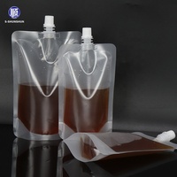 Pochette de Rangement Personnalisée pour Boissons avec Bec Verseur pour l'Emballage de Jus, Lait, Boissons Gélifiées – Impression Héliogravure – Traitement de Surface – Utilisation pour Bière