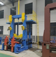 Nouvelle ligne de fabrication automatique de poutres en H Pioneer CNC - Combinaison d'assemblage, de soudage et de redressage en une seule étape pour l'acier lourd de stockage