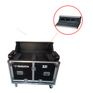 Valise de transport et de route pour <span class=keywords><strong>DiGiCo</strong></span> S31, pliable, facile à rétracter, avec support pour ordinateur portable - Product Image 1