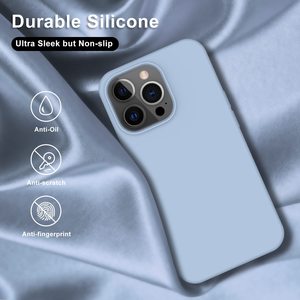 Vmax per <span class=keywords><strong>IPhone</strong></span> 14 Pro Max 11 12 <span class=keywords><strong>13</strong></span> custodia antiurto in Silicone custodia morbida antigraffio sottile sottile da 6.1 pollici Cover posteriore blu chiaro - Product Image 3