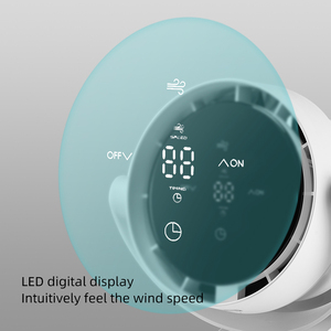 F7 Bàn Di Động Fan Clip-On Có Thể Sạc Lại USB Fan Với Mức Độ 100 Kỹ Thuật Số Hiển Thị Hẹn Giờ 360 ° Rotation Cho Xe Đẩy Cắm Trại Người Hâm Mộ - Product Image 3