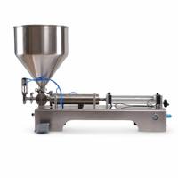 Machine de remplissage de sauces en acier inoxydable de 10 à 1000 ml, remplisseuse de pâtes haute précision pour sauce tomate, pâte de sésame et sauces onctueuses