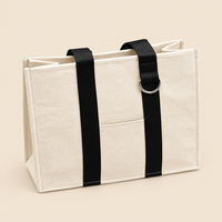 Sac fourre-tout de voyage en toile avec manchon pour bagage, anneaux en D et poches organisatrices pour voyages d'affaires et personnalisation de logo en gros