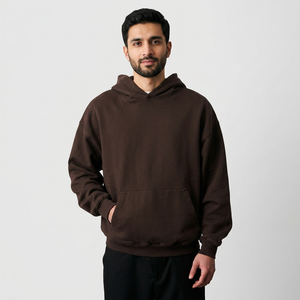 Custom 500Gsm 600Gsm <b>Hoodie</b> Drop Shoulder Hoodies <b>for</b> <b>Man</b> 100% Cotton <b>Oversized</b> High Quality Heavyweight <b>Hoodie</b> - Product Image 1