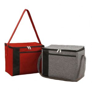 Customization Your Logo Portable Non Woven Large Shoulder Beach Thermal Lunch Box Insulated Cooler Bag - Product Image 1