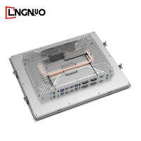 PC industriel 17 pouces, résolution 1280x1024, sans ventilateur, plateforme Intel 6e-13e génération, prise en charge de la tension large bande 9-36V