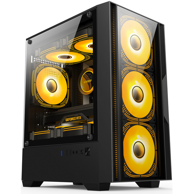 AntarcChill Full /mid Tower Desk Pc Case Micro Atx Open Air Pc Case Gaming Case Pc Computer Atx Computer Case Cabinet