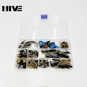 Set di copertura per dita con fibbia a vite a 3 colori-copri dita celuloide in acciaio inossidabile-essenziale per i produttori di spille con coda di <span class=keywords><strong>chitarra</strong></span> - Product Image 4