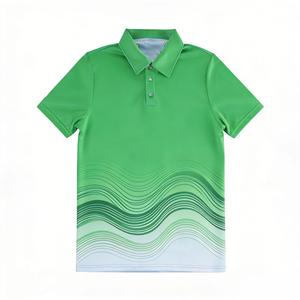 ออกแบบโลโก้พรีเมียมตามสั่ง เสื้อโปโลคอปกผู้ชาย ผ้าโพลีเอสเตอร์ ระบายอากาศ แห้งเร็ว ซับเหงื่อ หลากสี สำหรับฤดูร้อน สไตล์หรูหรา - Product Image 3