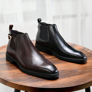 Botas de Trabajo Vintage Amish de Lujo para Hombre, Impermeables, con Cordones en el Tobillo, Construcción Goodyear, con Parte Superior de Cuero Genuino Resistente - Product Image 3