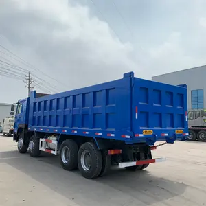 2021 90% nouvelle marque Sinotruk howo 8x4 camions benne 371/375hp camion à benne basculante howo à vendre