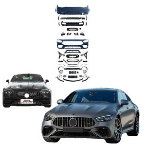 Kit de carrocería al por mayor caliente para <span class=keywords><strong>Mercedes</strong></span> Benz 2019-2025 W290 <span class=keywords><strong>AMG</strong></span> <span class=keywords><strong>GT</strong></span> Parachoques de coche Parrilla difusora trasera para Racing <span class=keywords><strong>AMG</strong></span> GT63S Style Assembly - Product Image 1