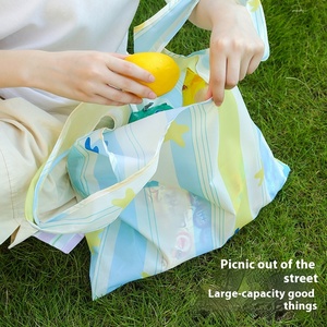 Bolsa de Mano Grande de Algodón Oxford con Diseño de Dibujos Animados, Estilo Nuevo, con Asa, Ecológica para Supermercado y <span class=keywords><strong>Compras</strong></span> - Product Image 3