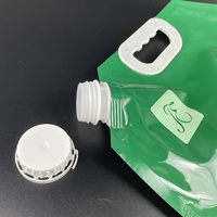 Pochette à boisson de 5L gallon sac à eau boisson sac en plastique transparent transparent avec sac à bec avec bec verseur pochette à bec