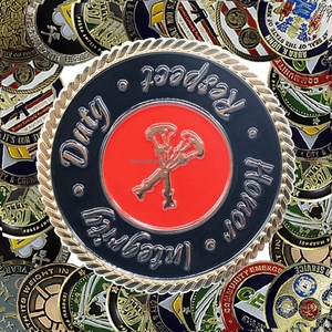 Pièces de monnaie en cuivre fin de 1 once, de qualité supérieure, vintage, en relief 3D, représentant un dragon et une beauté mythologique, commémoratives, pour collections - Product Image 2