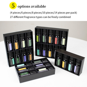 Coffret Cadeau de 6 Huiles Essentielles d'Aromathérapie Biologiques Pures de 10 ml pour Diffuseur à Bâtonnets, Marque Blanche, 100% Huiles Essentielles pour Aromathérapie - Product Image 2