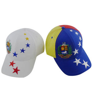 Promotion Casquette en coton personnalisée <span class=keywords><strong>pas</strong></span> chère Gorra De Venezuela Logo 7 étoiles Broderie de haute qualité Casquette de sport de baseball Tricolore pour homme - Product Image 6