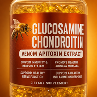 OEM 120 Capsules de Glucosamine Chondroïtine en Gélules Molles – Soutien à la Santé Articulaire, Amélioration de l'Immunité – Complément Alimentaire pour